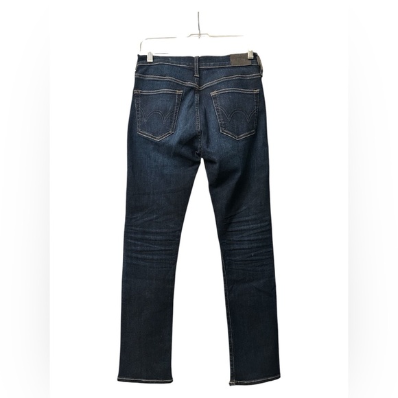 EDWIN Jeans Elin Mid Rise Straight Leg Crop Blue Women Size 26 NWT - Picture 2 of 13